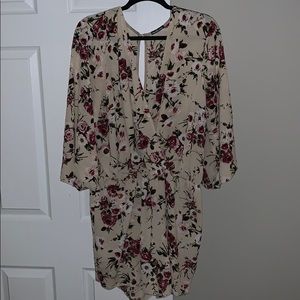 Floral Long Sleeve Romper